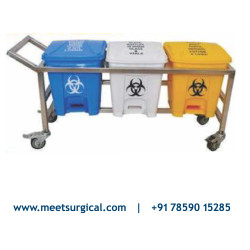 Bio-Medical Waste Segregation trolley - MP 564